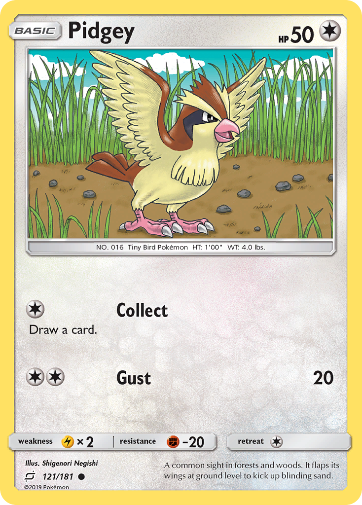 Pidgey (121/181) [Sun & Moon: Team Up] | Card Citadel