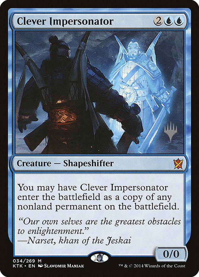 Clever Impersonator [Khans of Tarkir Promos] | Card Citadel