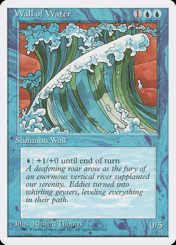Wall of Water [Fourth Edition] | Card Citadel
