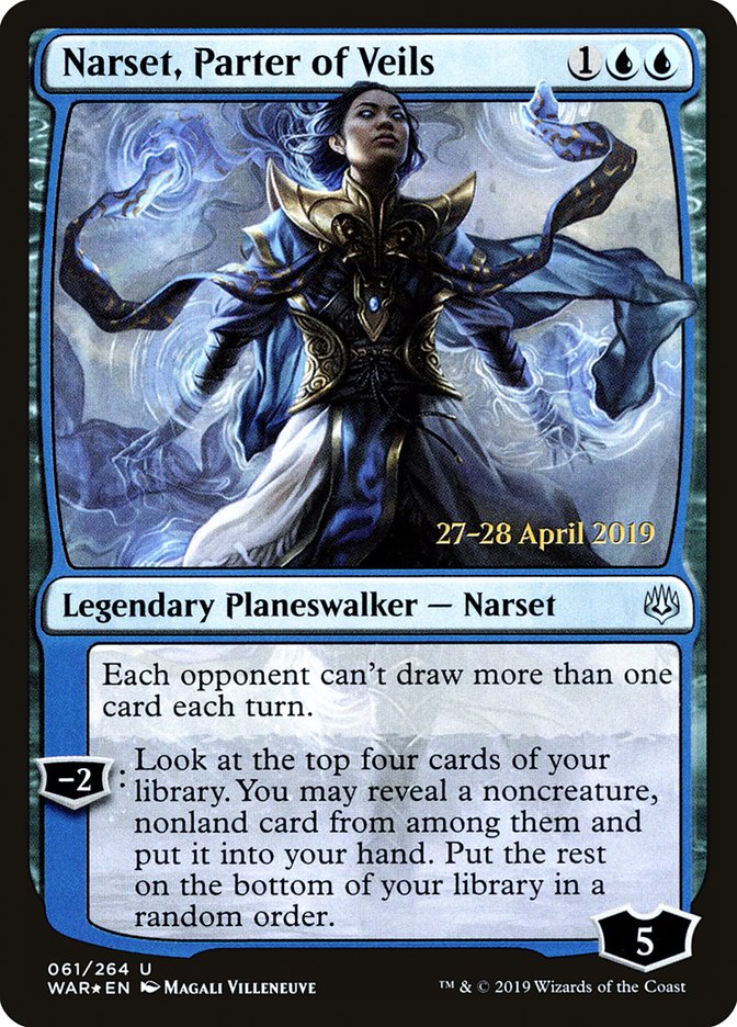 Narset, Parter of Veils  [War of the Spark Prerelease Promos] | Card Citadel