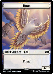 Zombie // Bird Double-Sided Token [Dominaria Remastered Tokens] | Card Citadel