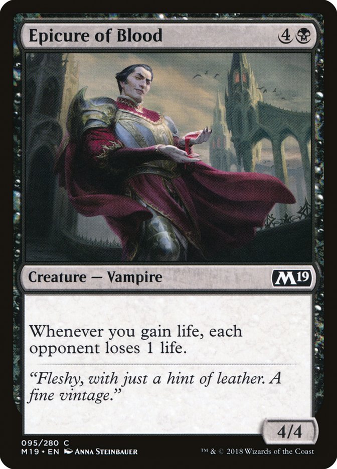 Epicure of Blood [Core Set 2019] | Card Citadel