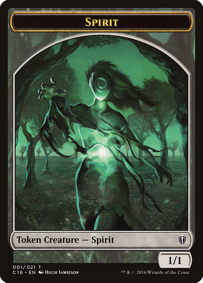Spirit (001/021) [Commander 2016 Tokens] | Card Citadel