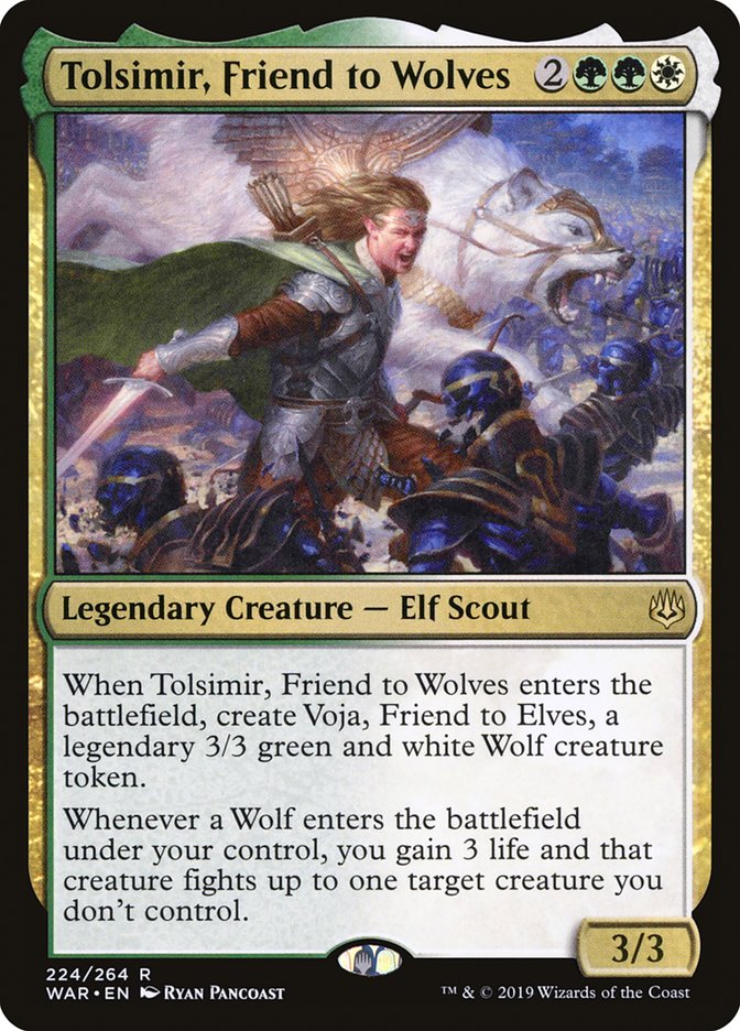 Tolsimir, Friend to Wolves [War of the Spark] | Card Citadel