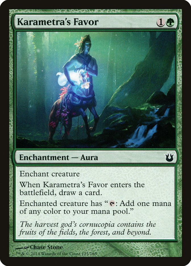 Karametra's Favor [Born of the Gods] | Card Citadel