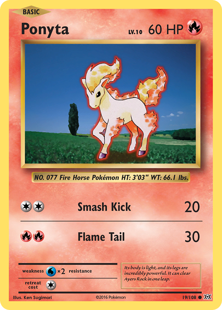 Ponyta (19/108) [XY: Evolutions] | Card Citadel