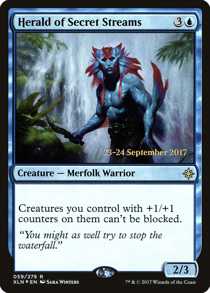 Herald of Secret Streams [Ixalan Promos] | Card Citadel