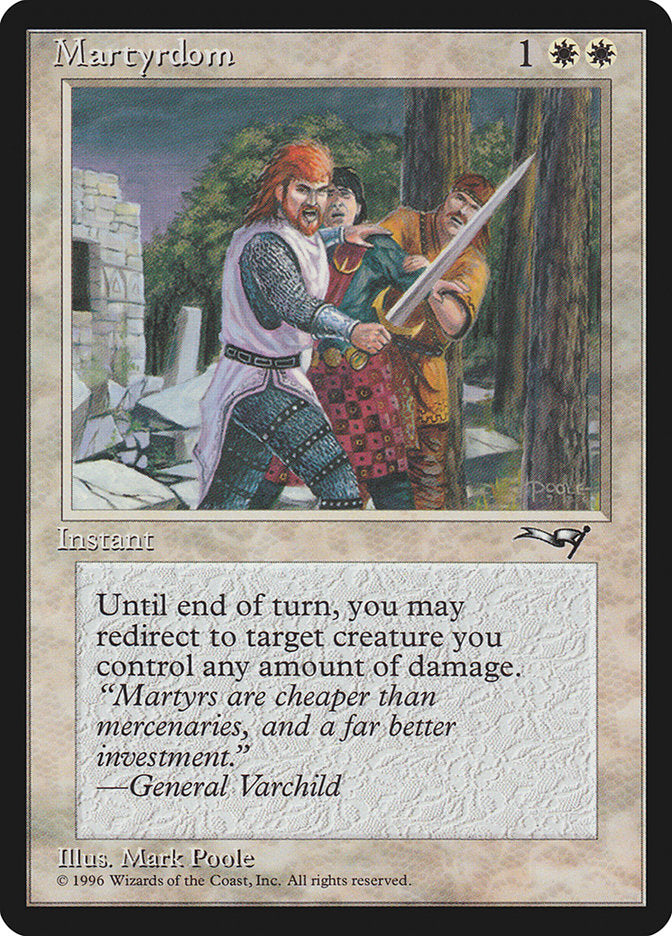 Martyrdom (Sword Drawn) [Alliances] | Card Citadel