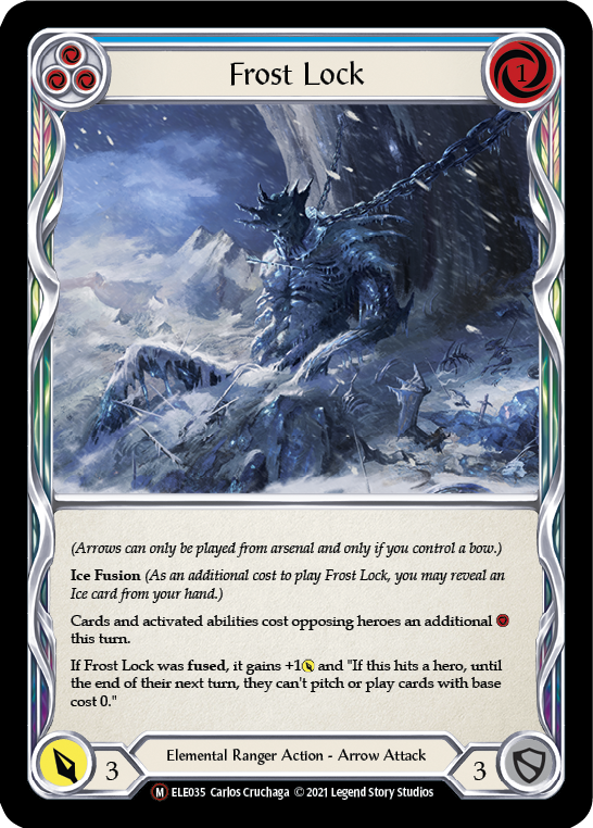 Frost Lock [U-ELE035] Unlimited Normal | Card Citadel
