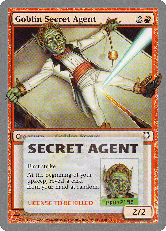 Goblin Secret Agent [Unhinged] | Card Citadel