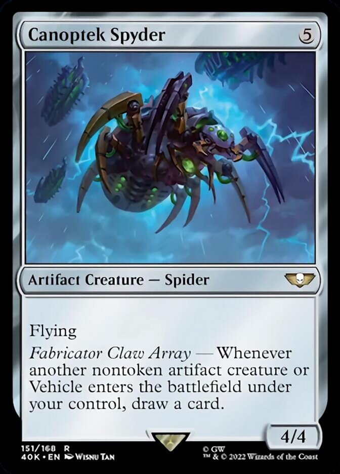 Canoptek Spyder (Surge Foil) [Universes Beyond: Warhammer 40,000] | Card Citadel