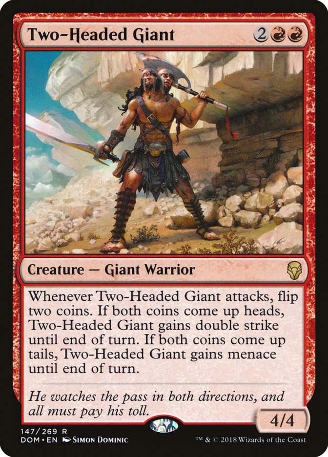 Two-Headed Giant [Dominaria] | Card Citadel