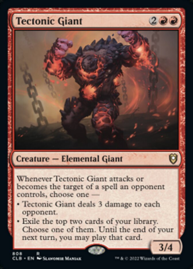 Tectonic Giant [Commander Legends: Battle for Baldur's Gate] | Card Citadel