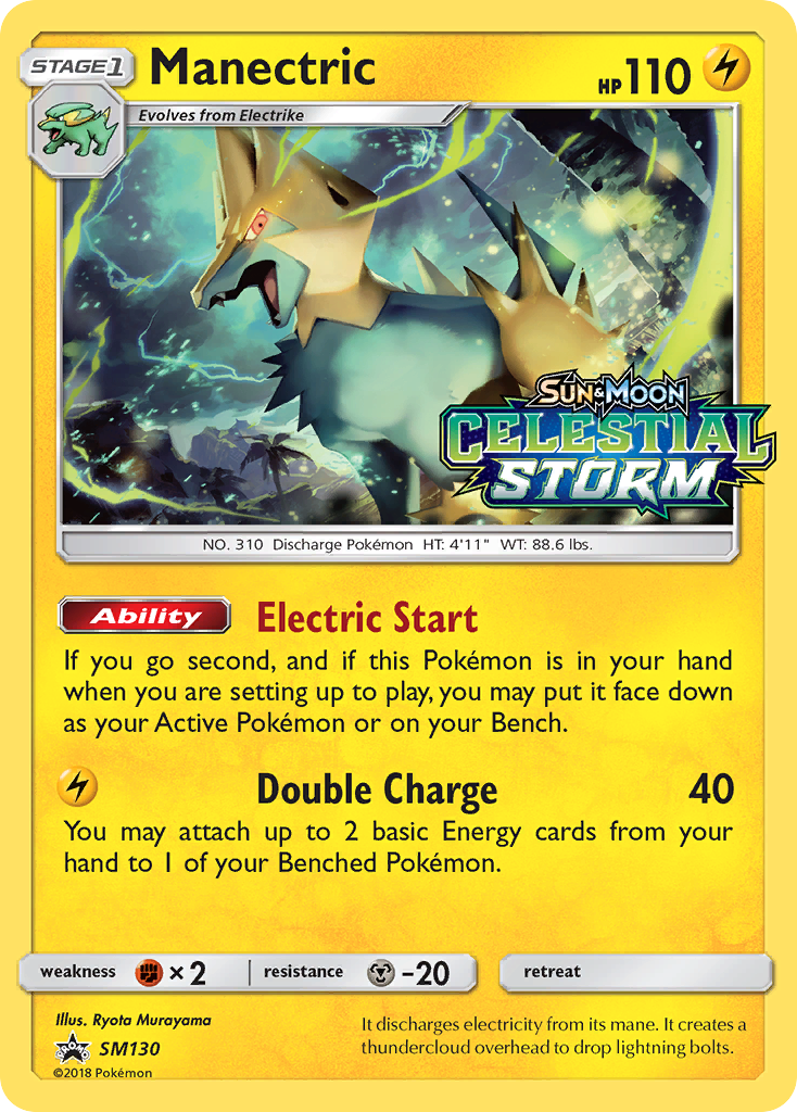 Manectric (SM130) [Sun & Moon: Black Star Promos] | Card Citadel