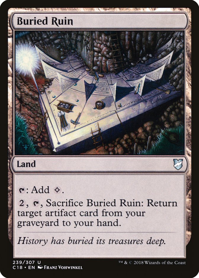 Buried Ruin [Commander 2018] | Card Citadel