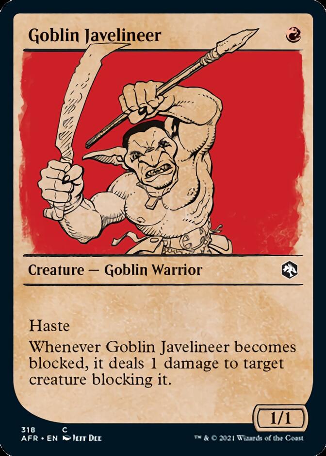 Goblin Javelineer (Showcase) [Dungeons & Dragons: Adventures in the Forgotten Realms] | Card Citadel