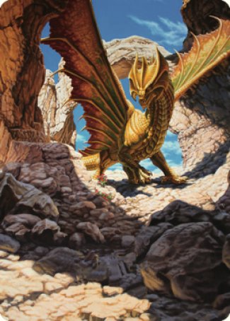 Ancient Brass Dragon Art Card (02) [Commander Legends: Battle for Baldur's Gate Art Series] | Card Citadel