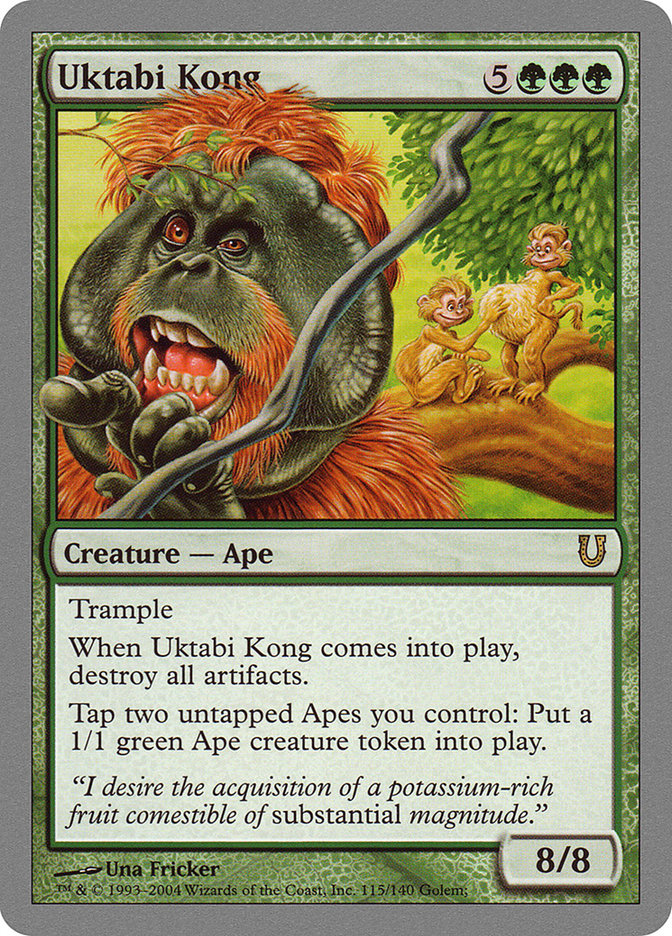 Uktabi Kong [Unhinged] | Card Citadel