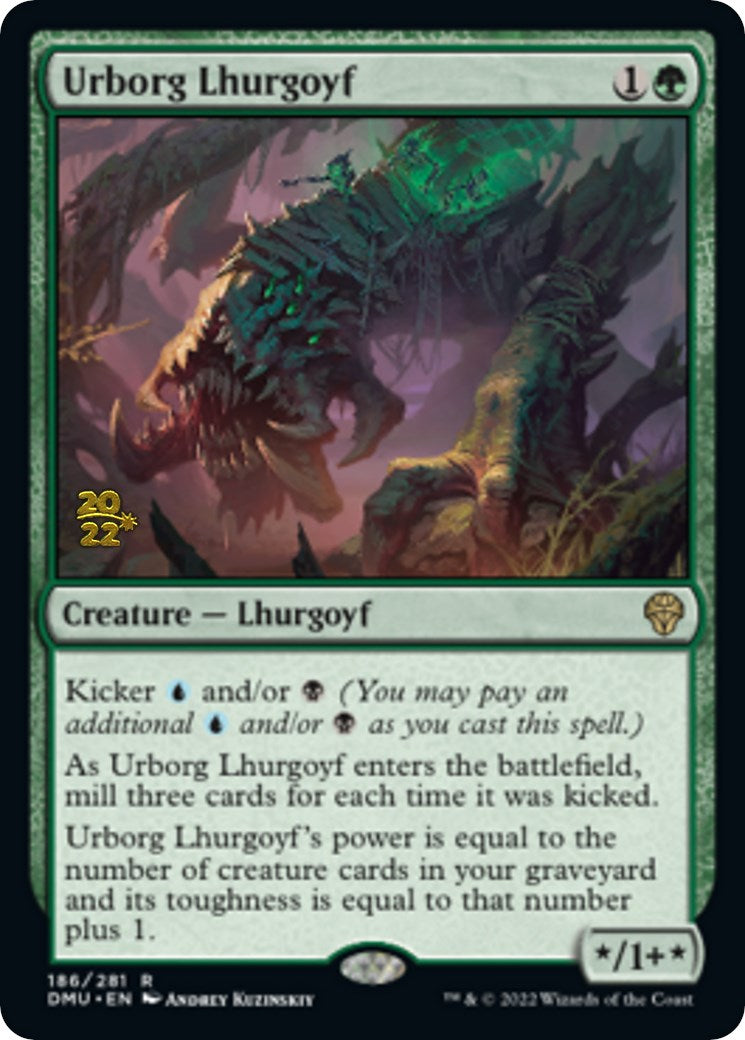 Urborg Lhurgoyf [Dominaria United Prerelease Promos] | Card Citadel