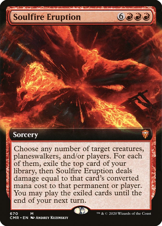 Soulfire Eruption (Extended Art) [Commander Legends] | Card Citadel