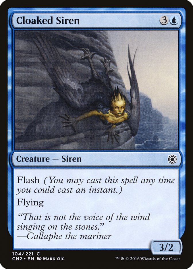 Cloaked Siren [Conspiracy: Take the Crown] | Card Citadel