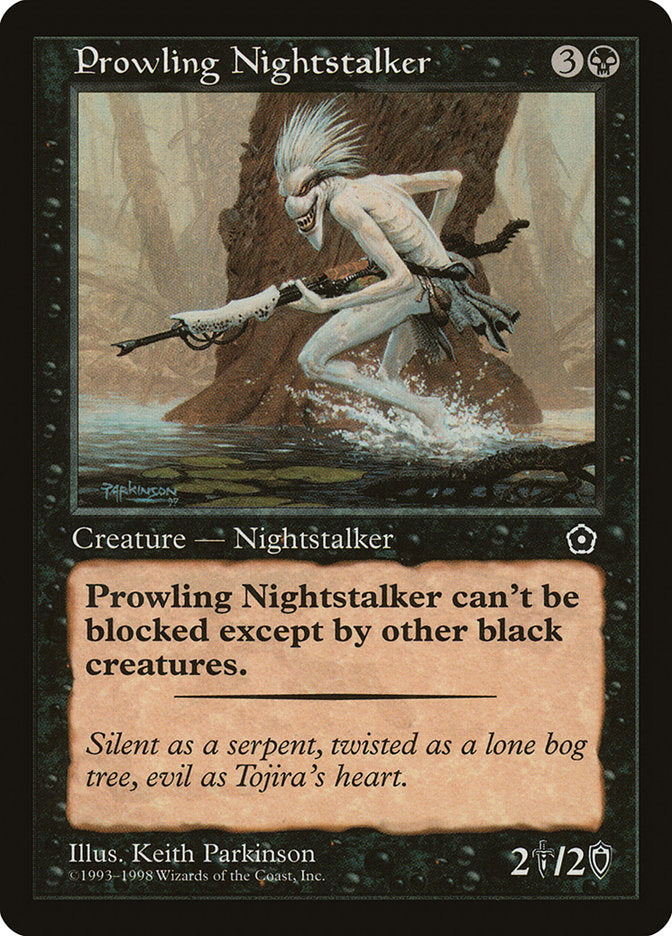 Prowling Nightstalker [Portal Second Age] | Card Citadel