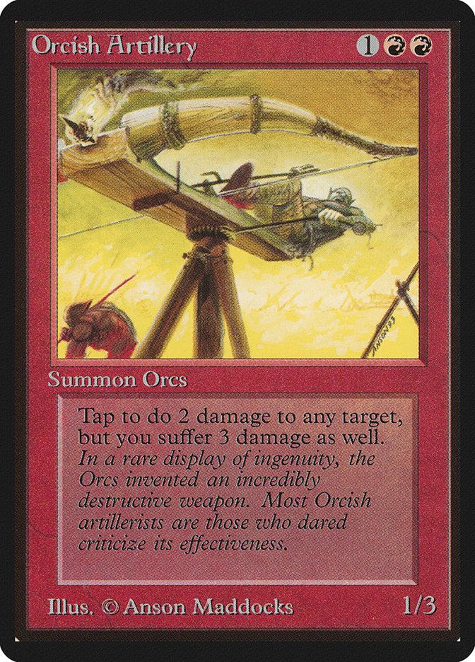 Orcish Artillery [Limited Edition Beta] | Card Citadel