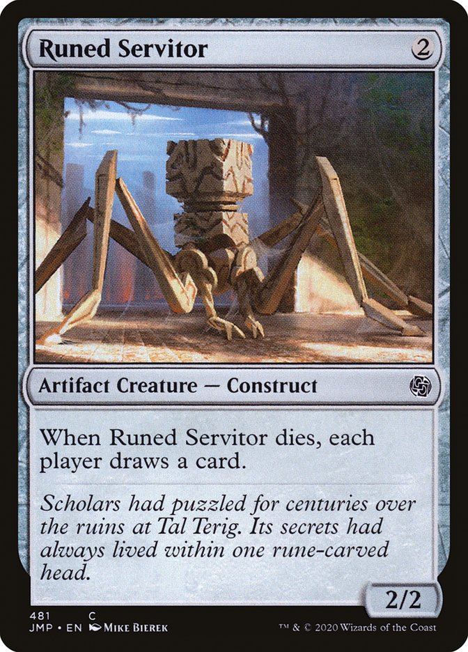 Runed Servitor [Jumpstart] | Card Citadel