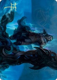 Cosima, God of the Voyage Art Card (Gold-Stamped Signature) [Kaldheim: Art Series] | Card Citadel