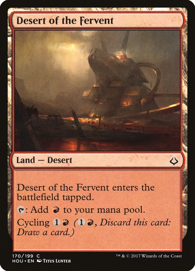 Desert of the Fervent [Hour of Devastation] | Card Citadel