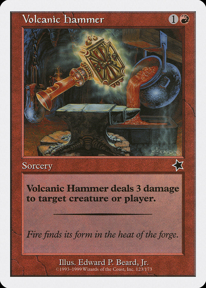 Volcanic Hammer [Starter 1999] | Card Citadel