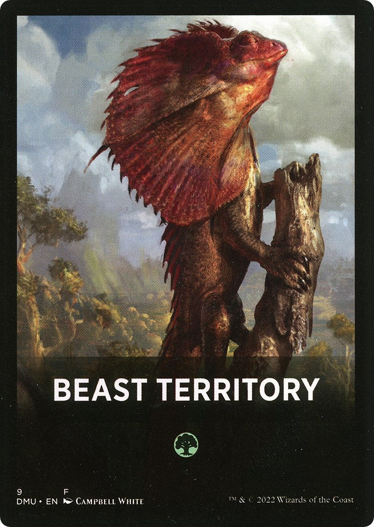 Beast Territory Theme Card [Dominaria United Tokens] | Card Citadel