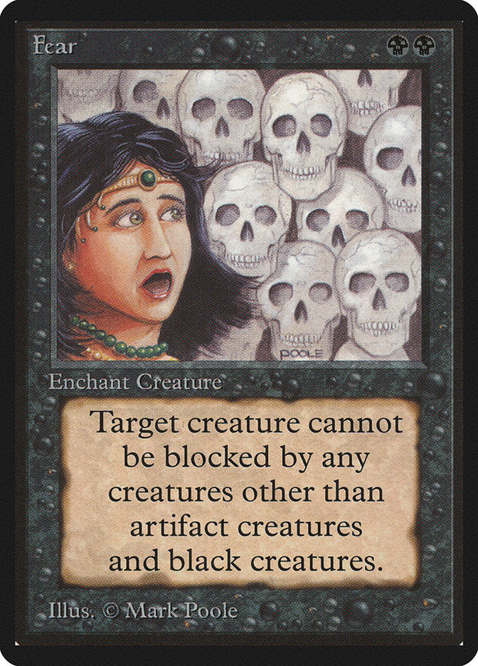 Fear [Limited Edition Beta] | Card Citadel