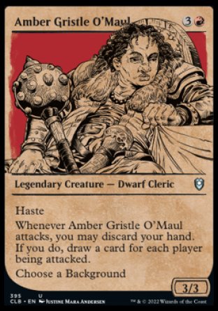 Amber Gristle O'Maul (Showcase) [Commander Legends: Battle for Baldur's Gate] | Card Citadel