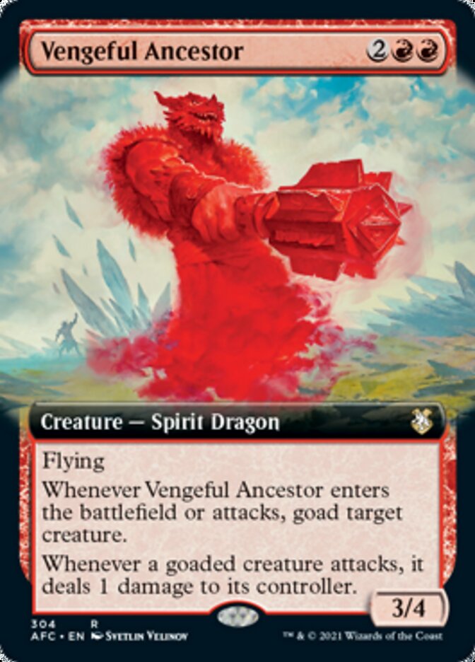 Vengeful Ancestor (Extended) [Dungeons & Dragons: Adventures in the Forgotten Realms Commander] | Card Citadel