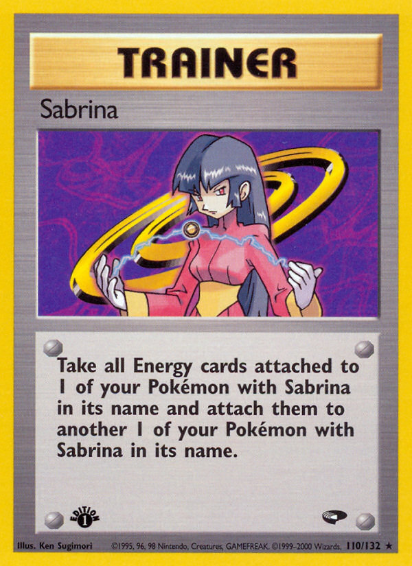 Sabrina (110/132) [Gym Challenge 1st Edition] | Card Citadel