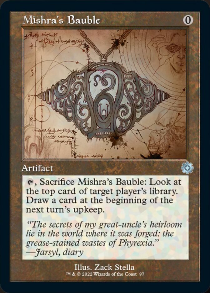 Mishra's Bauble (Retro Schematic) [The Brothers' War Retro Artifacts] | Card Citadel