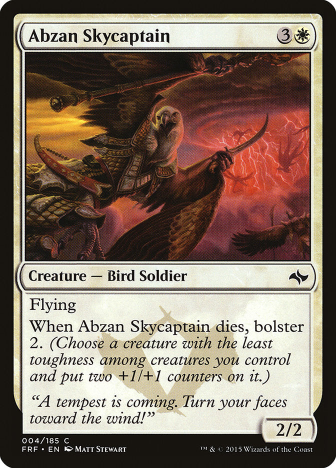 Abzan Skycaptain [Fate Reforged] | Card Citadel