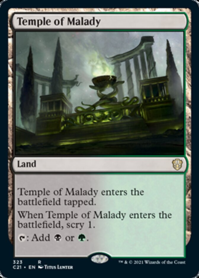 Temple of Malady [Commander 2021] | Card Citadel