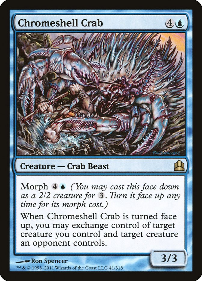 Chromeshell Crab [Commander 2011] | Card Citadel