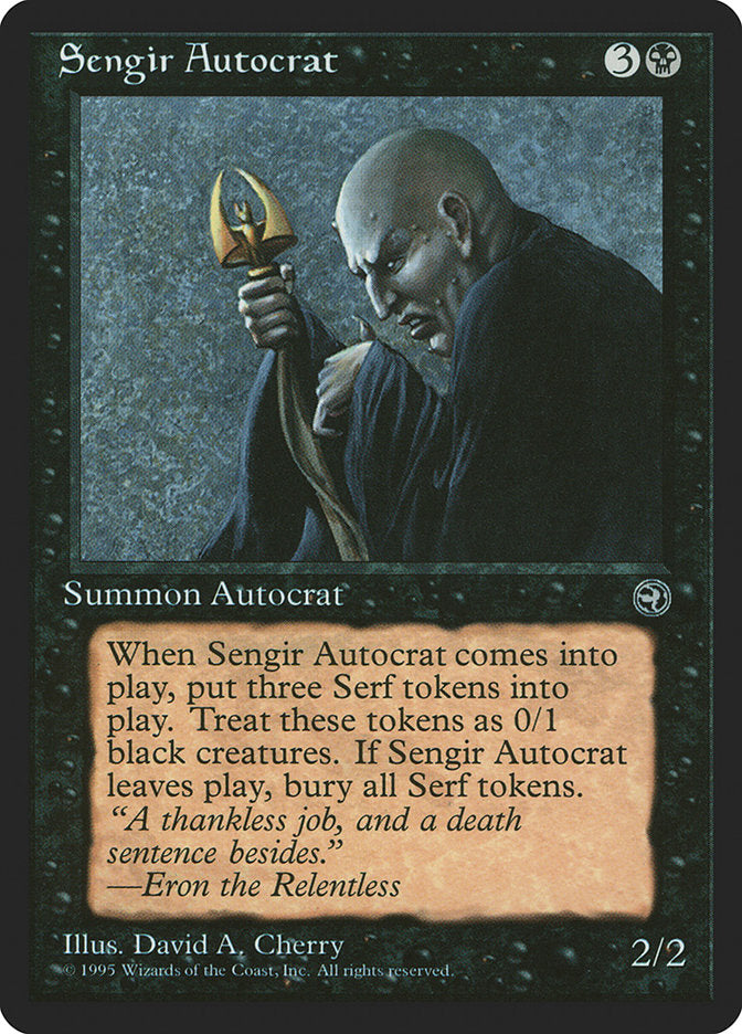 Sengir Autocrat [Homelands] | Card Citadel