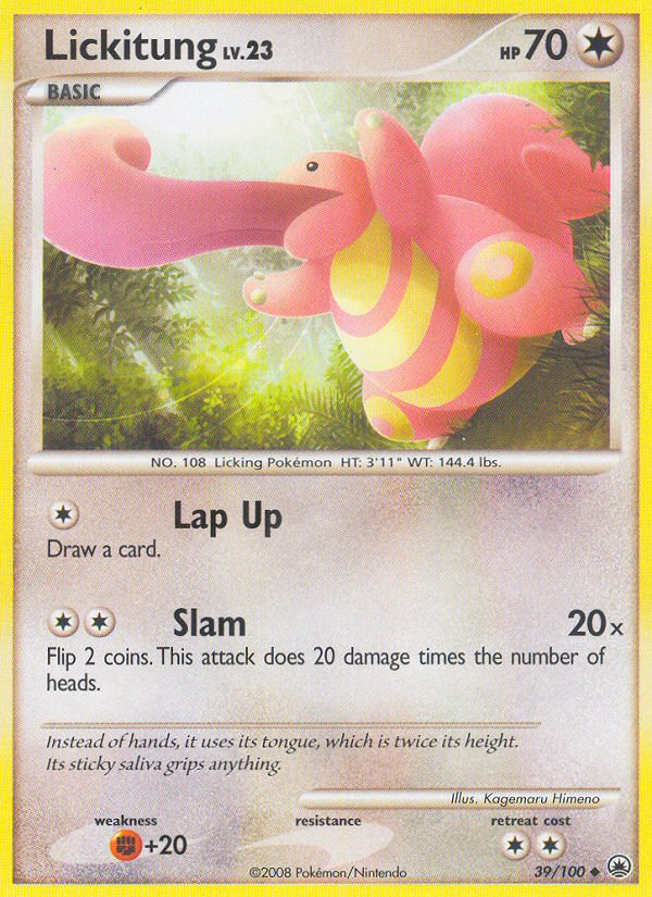 Lickitung (39/100) [Diamond & Pearl: Majestic Dawn] | Card Citadel