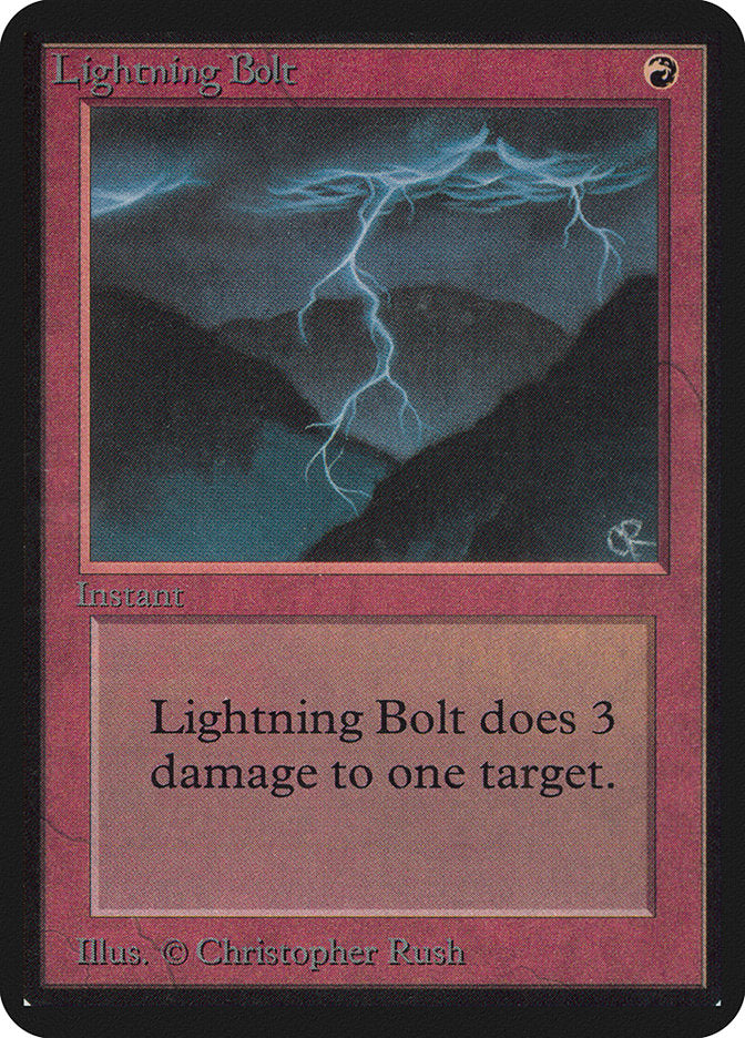 Lightning Bolt [Limited Edition Alpha] | Card Citadel