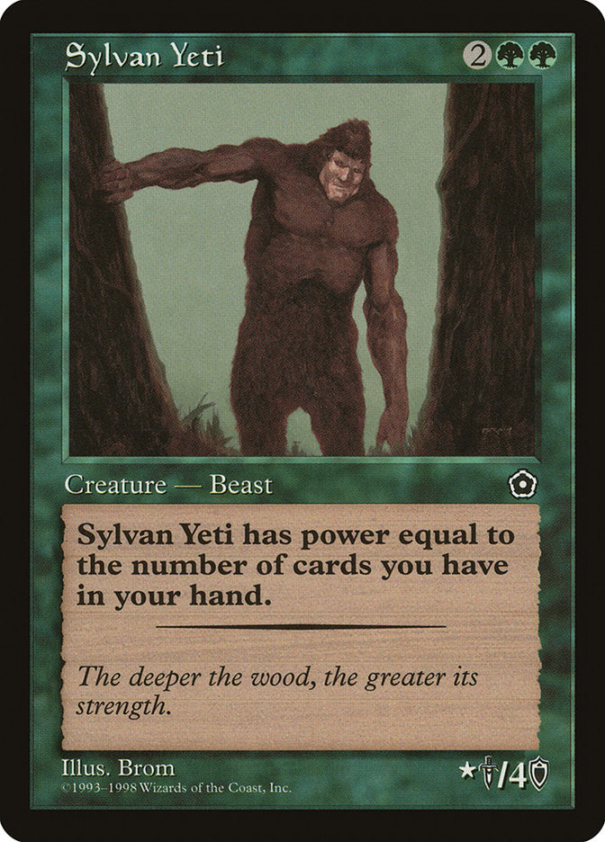 Sylvan Yeti [Portal Second Age] | Card Citadel