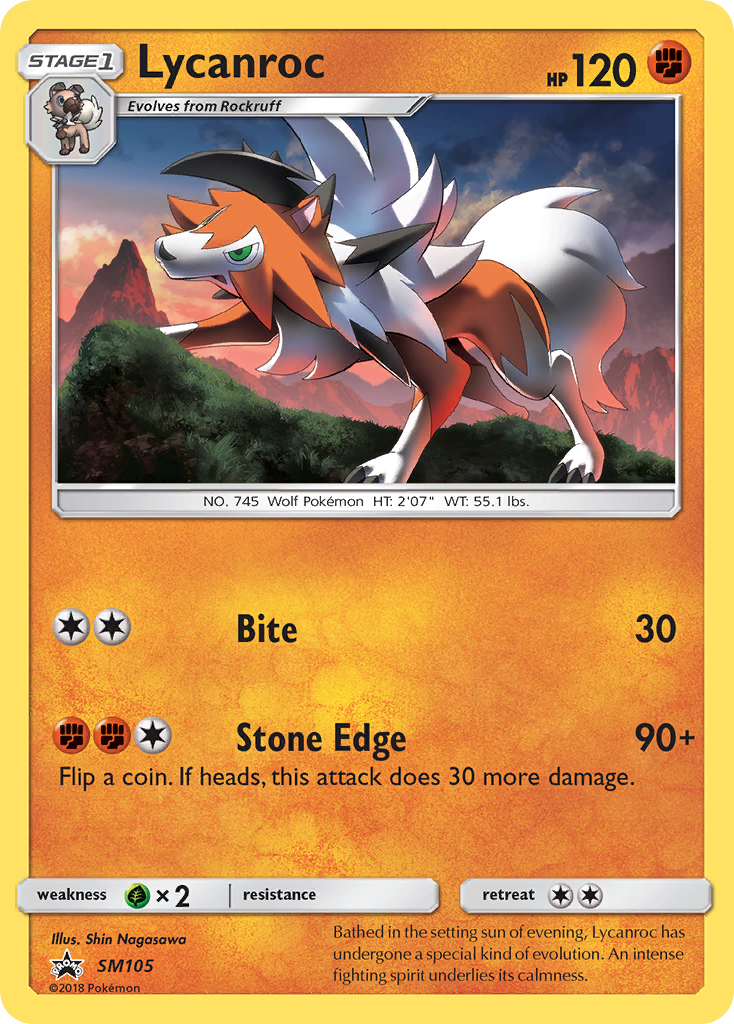 Lycanroc (SM105) [Sun & Moon: Black Star Promos] | Card Citadel