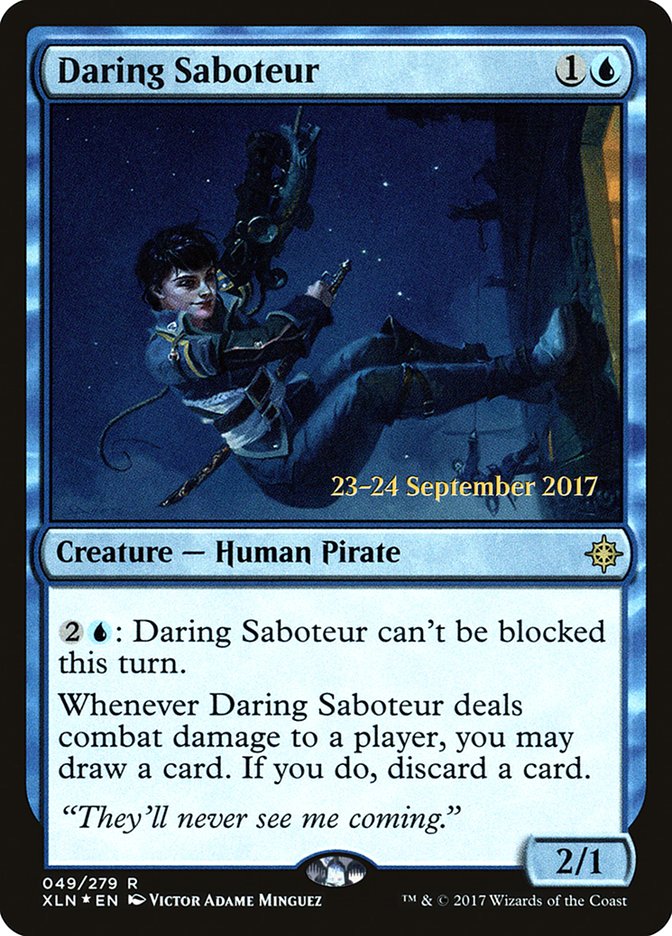 Daring Saboteur [Ixalan Promos] | Card Citadel