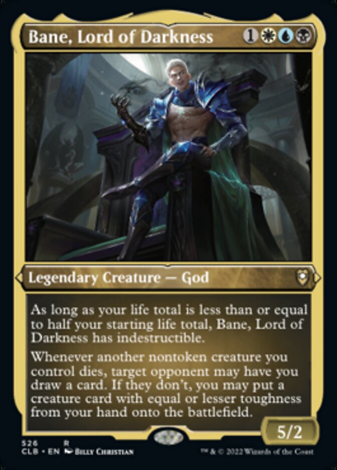 Bane, Lord of Darkness (Foil Etched) [Commander Legends: Battle for Baldur's Gate] | Card Citadel
