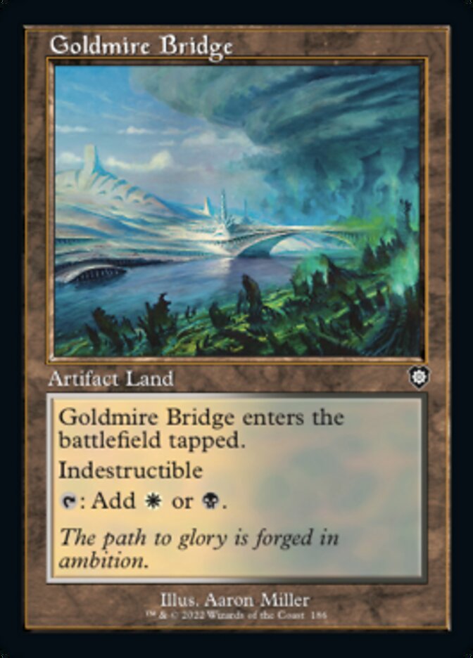 Goldmire Bridge (Retro) [The Brothers' War Commander] | Card Citadel