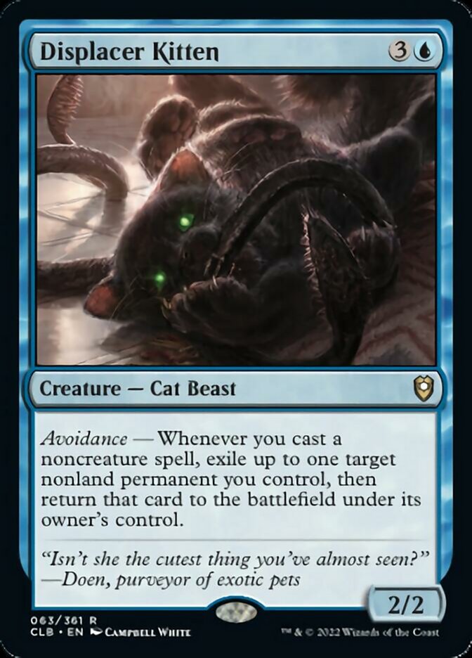 Displacer Kitten [Commander Legends: Battle for Baldur's Gate] | Card Citadel