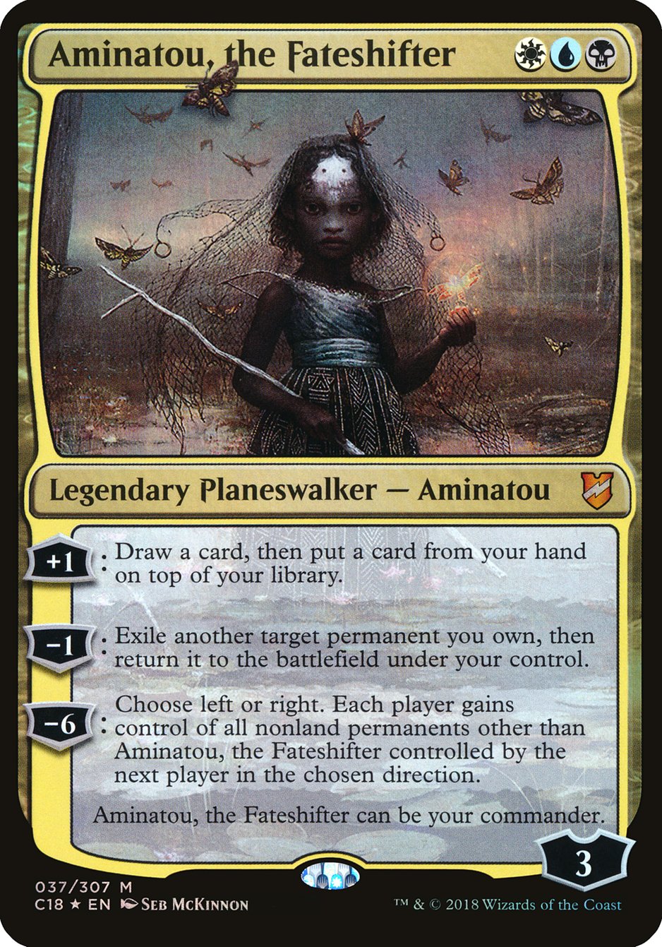 Aminatou, the Fateshifter (Commander 2018) [Commander 2018 Oversized] | Card Citadel